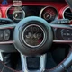 Jeep Wrangler Gladiator Steering Wheel Topographic Black w/ Gray Vinyl Decal