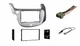 Metra 95-7877S Silver Double Din Dash Kit With Wire Harness and Antenna
