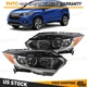 For 2019-2022 Honda HRV HR-V Halogen WLED DRL Headlights Assembly Pair 19-22