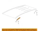 GM OEM 13-22 Encore,Trax Roof Exterior Trim-Drip Molding 42577929