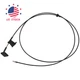 New Fits 1996-2000 Honda Civic 74130S01A01 Hood Release Cable with Handle 