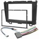 Double DIN Stereo Dash Kit W/ Radio Wire Harness Adapter for Honda CRV 2007-2011