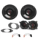 JBL Stage3 Series Dash-Rear overhead Speakers kit for 1997 - 2006 Jeep Wrangler