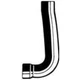 20538 Gates Radiator Hose Upper for Fury Le Baron J Series Plymouth Caravelle