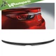 For 2014-2019 Mazda 3 Sedan Painted ABS Rear Black Spoiler Replacement