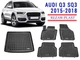 REZAWPLAST Floor Liners for Audi Q3 SQ3 2015-2018 Car Mats & Cargo Liner Odor