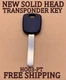NEW SOLID HEAD TRANSPONDER MASTER KEY FOR 2011 2012 2013 HONDA CR-Z HO03-PT ID46