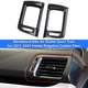 For 2017+ Honda Ridgeline Pilot Carbon Look Dashboard Side Air Outlet Cover Trim