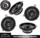 4Pcs 77KICK10 6.5in Kicker Speaker Upgrade Fit Jeep Wrangler JK JKU 2007-2018