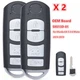 2 X OEM Board  for Mazda CX-5 3 6 Miata 2014-2019 Smart Remote Key Fob SKE13D-01