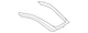 Genuine Audi Trim Molding 8K0-863-305-AA-3J3