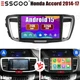 For Honda Accord 2014-2017 Apple Carplay Car Stereo Radio Android 15 GPS 2+32GB