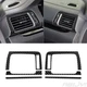 6Pcs Carbon Fiber Interior Side Air Vent Outlet Cover Trim For Honda Ridgeline