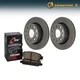 Brake Pad Brake Rotor Rear Fits Audi S4 Audi S6 Audi V8 Quattro