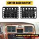 For 1996-2002 Toyota Tacoma Front Air Vent Center Dash AC Grille Trim Black 2SET