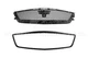 Blackwing Style Front Grille For 16-20 Cadillac CT6 GLOSS BLACK Bumper Cover