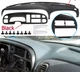 For 1998-2002 Dodge Ram Pickup ABS Dash Bezel & Dashboard Cover Overlay W/clips