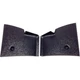 1968-72 Chevrolet Chevy II Nova; Package Tray Corners/Caps; Plastic