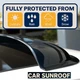 Smoke Sunroof Moonroof Rain Guard Wind Visor 880mm For Scion Scion FR-S 13-16