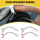 4X Door Speakers Wiring Harness Connector Cable for Jeep Dodge Chrysler 72-6514