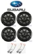 Kicker CS 6.5" Front+Rear Door Speaker Replacement For 2000-2004 Subaru Outback