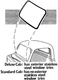 1954 1955 1st SERIES CHEVROLET TRUCK FRONT & REAR WINDOW SEAL KIT STANDARD CAB