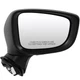 RH Side Power Mirror For 2017-2019 Mazda 3 Black LED Turn Signal Indicator