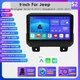 CarPlay Android 12 GPS Stereo For Jeep Wrangler JL 2018-2021 Car Radio DSP 4+32G