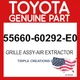Toyota Genuine 5566060292E0 Register Assy 55660-60292-E0 OEM