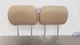 18 FORD F150 LARIAT FRONT SEAT HEADREST SET PAIR TAN LEATHER