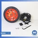 09-15 Jaguar X250 XF XFR Emergency Spare Tire Wheel Donut Rim w/ Tool Kit OEM