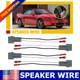 For Ford Lincoln Mazda Mercury 72-5512 4x Speaker Wire Adapter Harness Connector