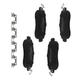 Front Brake Pads Set for Nissan Altima 2013-2025 /Leaf 2014-2018 w/Hardwares