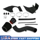 BLACK For 2015-20 Audi A3 1.8L 15-18 Cold Air Intake +Heat Shield