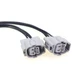 O2 oxygen Sensor Harness Connector Plug 90980-10869 2pcs For Toyota Lexus Subaru