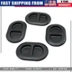 4 Pcs Floor Pan Drain Rubber Plugs fit Jeep Wrangler JK JL Gladiator 2014-2023