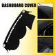 Black Dash Mat For Hyundai Sonata 2012 2011-2014 2013 Dashboard Cover Dashmat IN