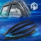 For 16-22 Honda HR-V Glossy Smoked Black Window Visors Sun Rain Deflector 4Pcs