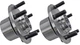 2 Front Wheel Hub Bearing Assemblies with ABS Fit 2004 2005 Mazda 3