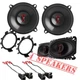 JBL 5.25" & 4x6" Stage3 Series Door & Pillar Speakers Kit for 1995-2006 GM TRUCK