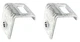 OER Inner Door Panel Front Retainer Plate Set 1970-1978 Firebird and Camaro 