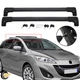 2Pcs Fit For Mazda 5 2006-2017&nbsp;Aluminum Roof Rack Cross Bars Cross Rail Black