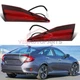 Pair Rear Inner Tail Light Brake Lamp For 2016 2017 Honda Civic Sedan
