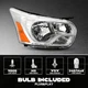 Halogen Headlight For 2015-2022 Ford Transit 150 250 350 Chrome w/Bulb Right RH