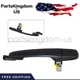 FIT MAZDA 5 Rear Exterior Outside Sliding Door Handle Black Left Driver Side USA