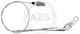 K10059 A.B.S. Cable pull, parking brake for Lexus, Toyota