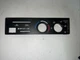 96-02 Toyota 4Runner Manual A/C Climate Control Face Plate