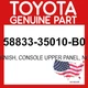 Toyota Genuine 58833-35010-B0 Garnish Console Upper Panel No.1 5883335010B0 OEM