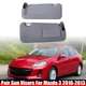 Pair Sun Visor Sun Shades Driver & Passenger Gray For Mazda3 2010 2011 2012 2013