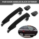 2Pcs Exterior Door Handle Rear For 2001-2012 Toyota RAV4 RH/LH Driver/Passenger